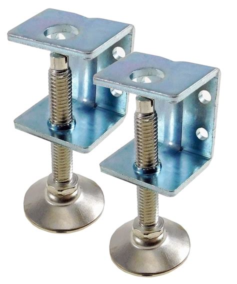 leveler bracket metal|adjustable leveling feet.